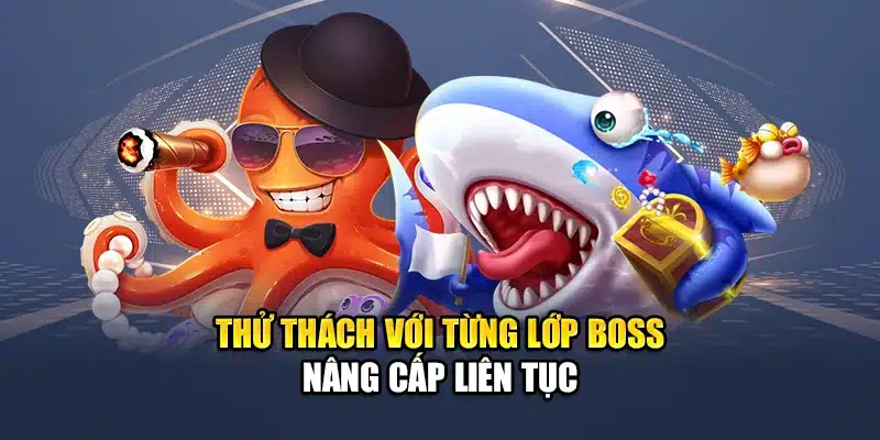Chinh Phục Bắn Cá Vượt Cấp QH88 Từ Lính Mới Đến Cao Thủ 1 Thử thách với từng lớp boss nâng cấp liên tục