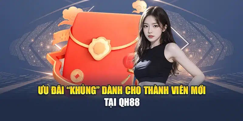 Tổng Hợp Các Ưu Đãi Vàng Dành Cho Thành Viên Mới QH88 2 Ưu đãi “khủng” dành cho thành viên mới tại QH88